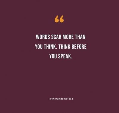 Famous Think Before You Speak Quotes