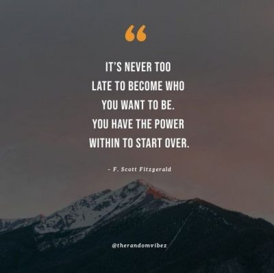Inspirational Quotes About Starting Over