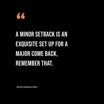 Quotes Overcome Setback