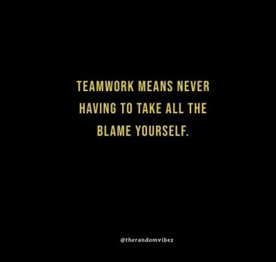 Teamwork Funny Quotes