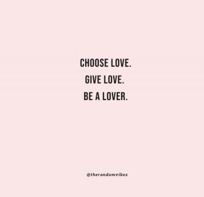 love is a choice quote