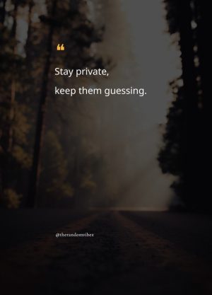 private life quote