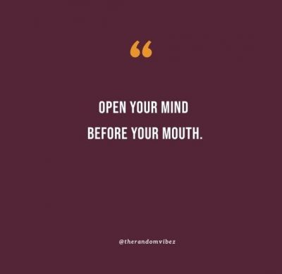 think before you say quotes