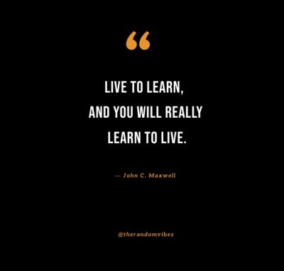 you live and learn quotes