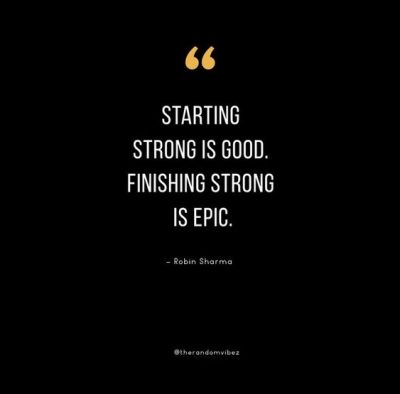 Finish Strong Quotes Images