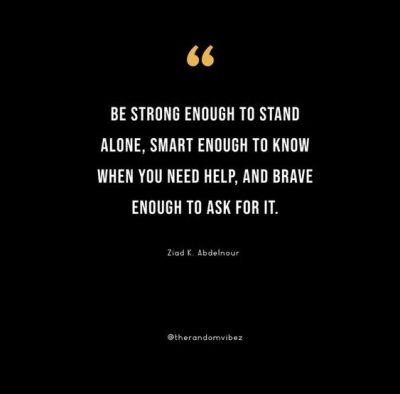 Standing Alone Is Better Quotes