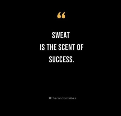 Sweat Quotes On Workout