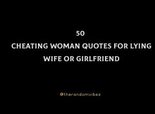 50 Cheating Woman Quotes For Lying Wife
