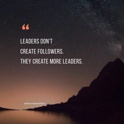 Inspirational Quote Lead By Example