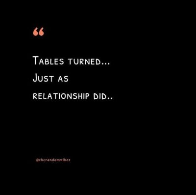 Relationship Tables Turn Quotes