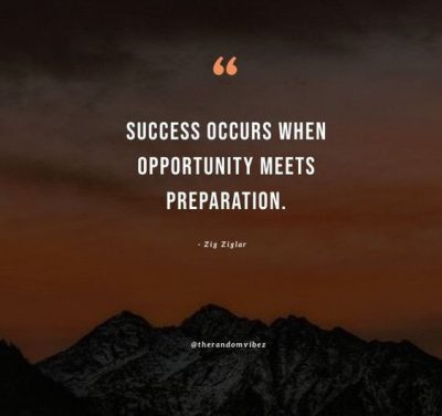 preparation meets opportunity quote