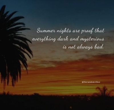 Beautiful Summer Nights Quotes