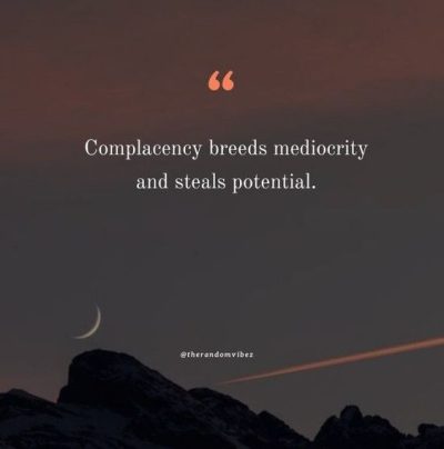 Complacency Quotes