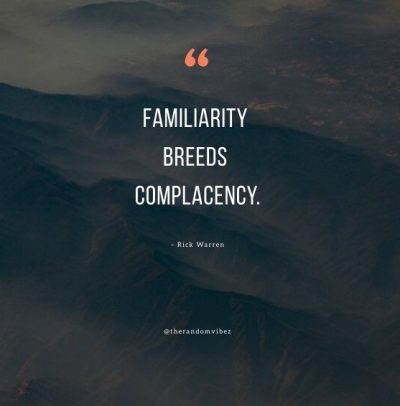 Complacent Quotes