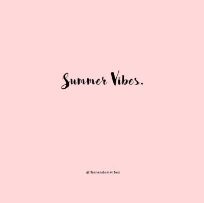 Summer Vibes Quotes
