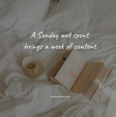 Sunday Morning Vibes Quotes
