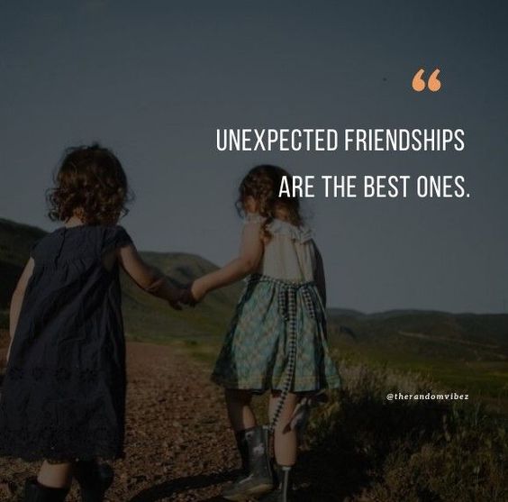 55 Unexpected Friendships Quotes For Your Besties – The Random Vibez