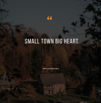 Small Town Quotes