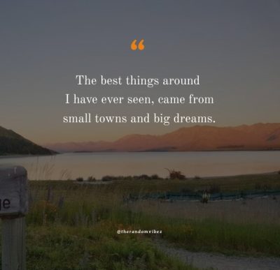 Small Town Quotes Images