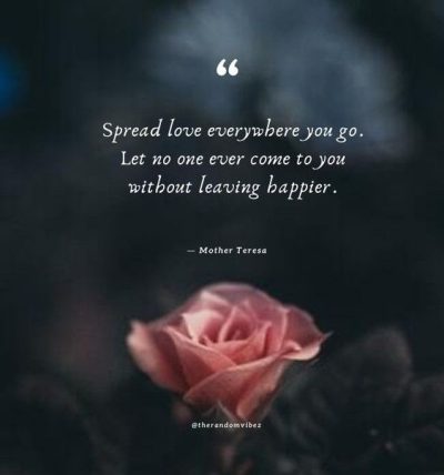 Spread love quotes Mother Teresa