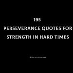 Top 195 Perseverance Quotes For Strength In Hard Times