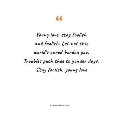 Young Love Sayings