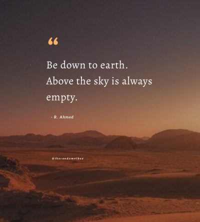 down to earth person quotes