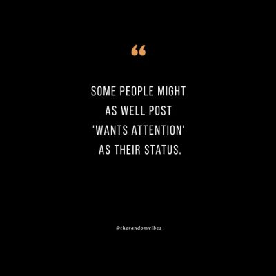 funny attention seeker quotes
