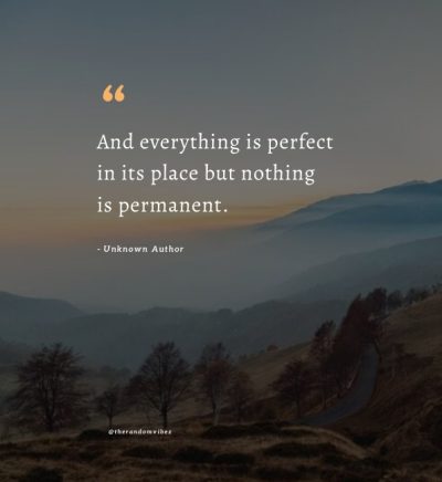 nothing is permanent love quotes