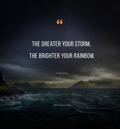 rainbow after the storm quote