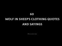 60 Wolf In Sheep's Clothing Quotes And Sayings