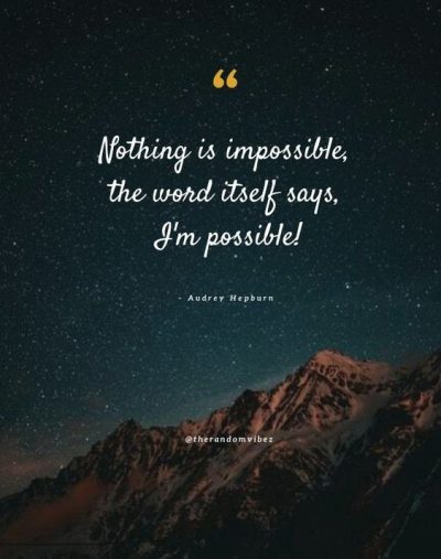 Everything Is Possible Quotes