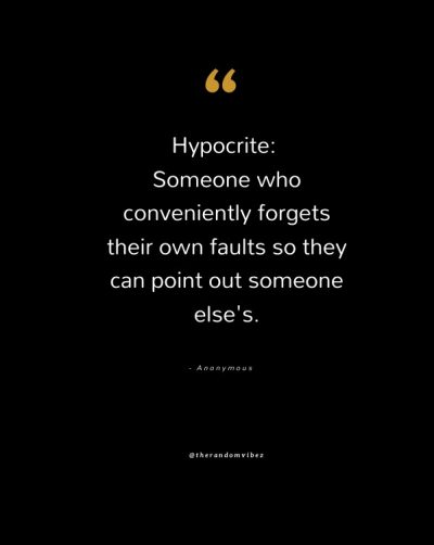 Hypocrite Quotes