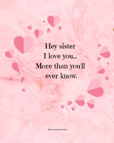 I Love You Sister Images
