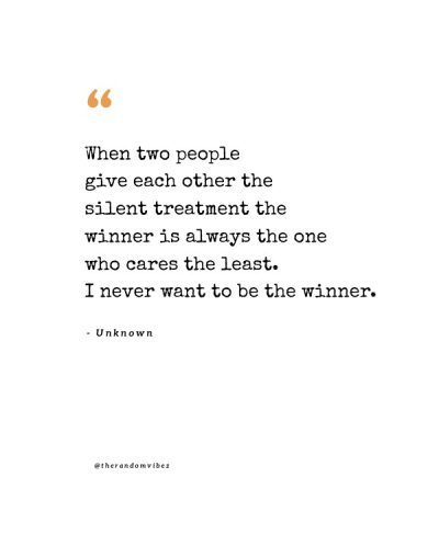 Silent Treatment quotes