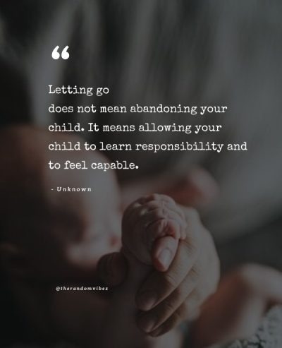 mother letting go of your grown child quotes