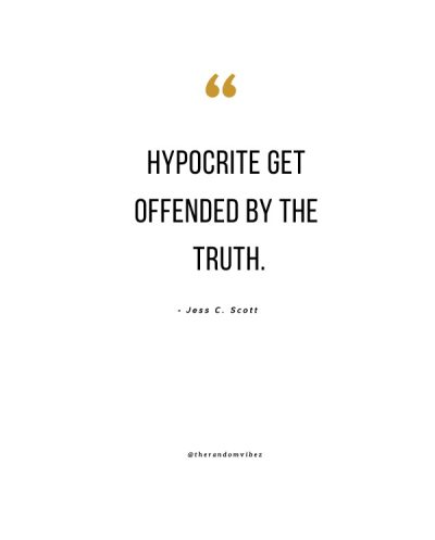 quotes about being a hypocrite