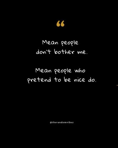quotes about people being mean
