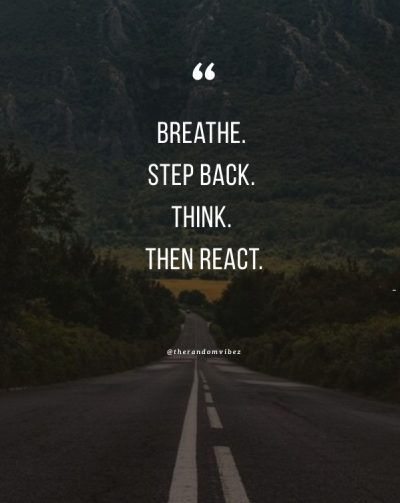 taking a step back quote