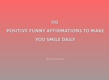 110 Positive Funny Affirmations To Make You Smile Daily