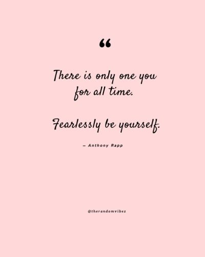 Being Yourself Quotes