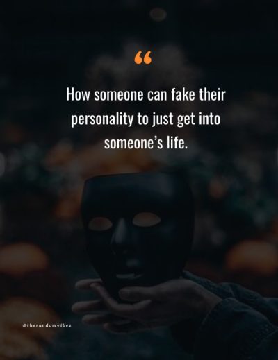 Fake Person Quotes