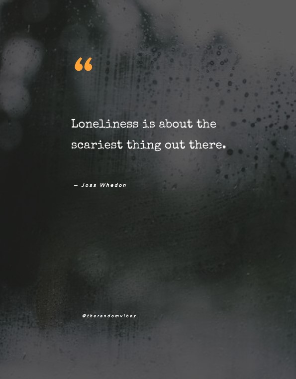 quotes about loneliness and depression