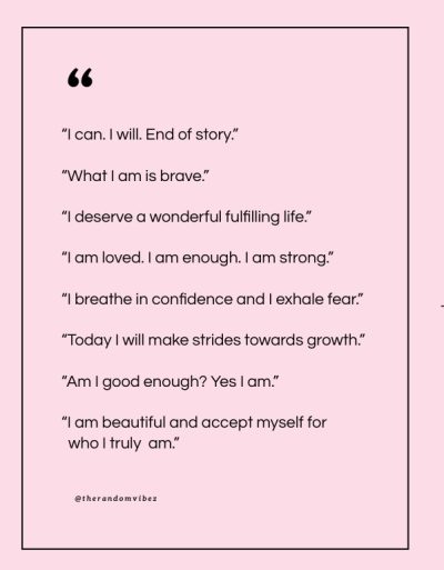 Positive Affirmations For Women