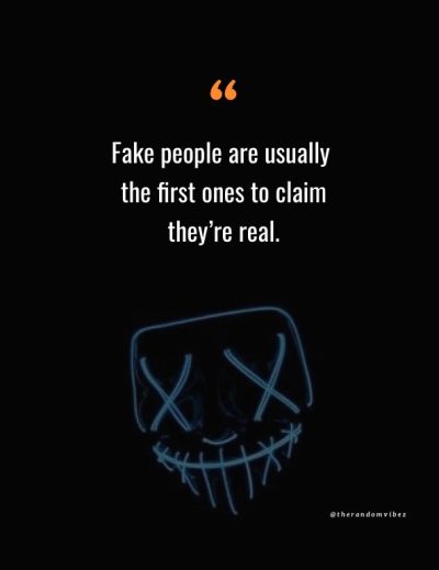 Quotes About Fake People