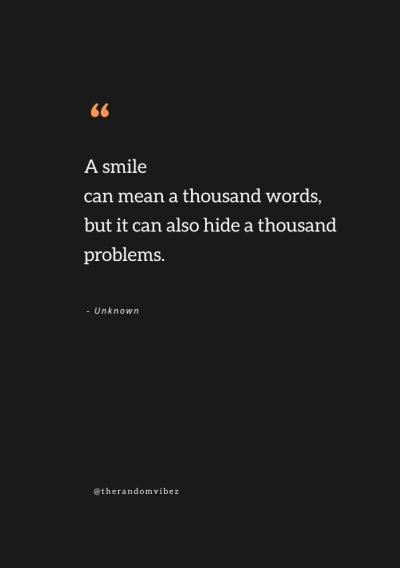 Sad Fake Smile Quotes