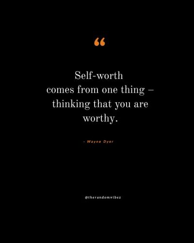 Self Worth Quotes