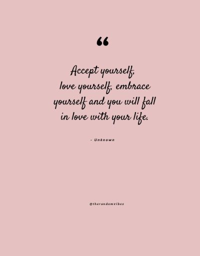 embracing self love quotes