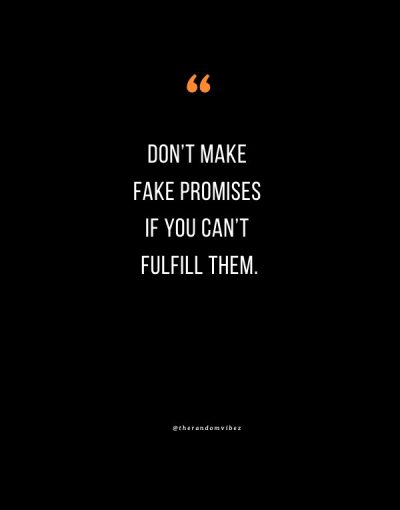 fake love fake promises quotes