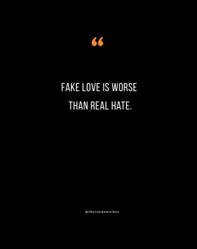 fake love quotes